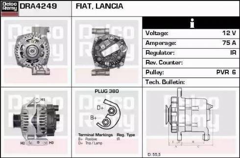 Remy DRA4249 - Alternatore autozon.pro