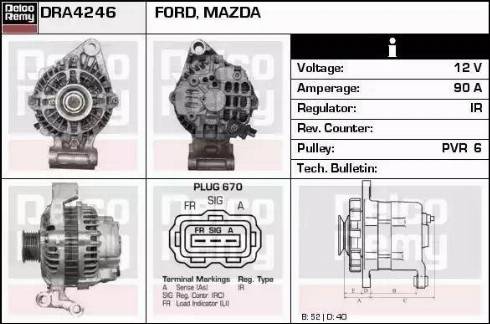 Remy DRA4246 - Alternatore autozon.pro