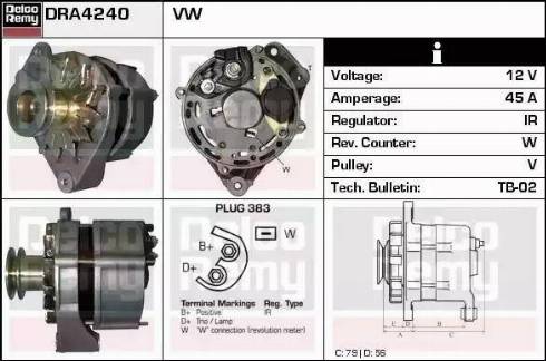 Remy DRA4240 - Alternatore autozon.pro