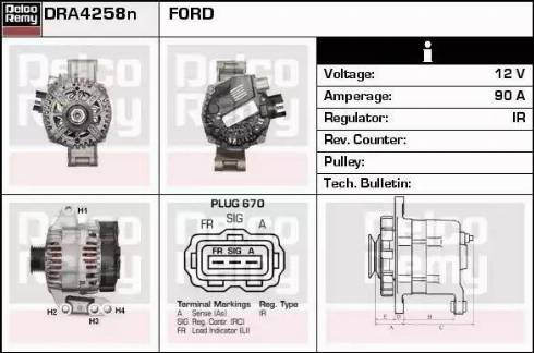 Remy DRA4258N - Alternatore autozon.pro