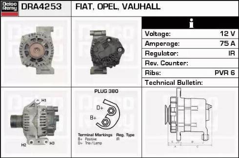 Remy DRA4253 - Alternatore autozon.pro