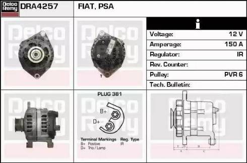 Remy DRA4257 - Alternatore autozon.pro