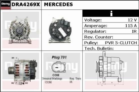 Remy DRA4269X - Alternatore autozon.pro