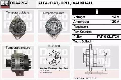 Remy DRA4263 - Alternatore autozon.pro