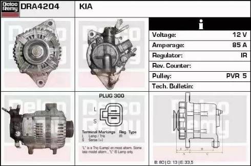 Remy DRA4204 - Alternatore autozon.pro