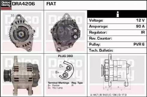 Remy DRA4206 - Alternatore autozon.pro