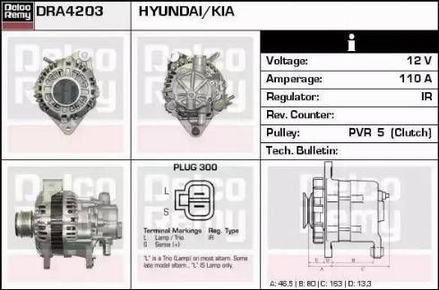 Remy DRA4203 - Alternatore autozon.pro