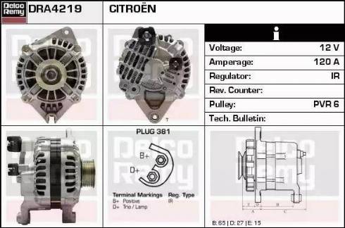 Remy DRA4219 - Alternatore autozon.pro