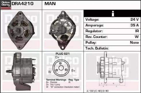 Remy DRA4210 - Alternatore autozon.pro