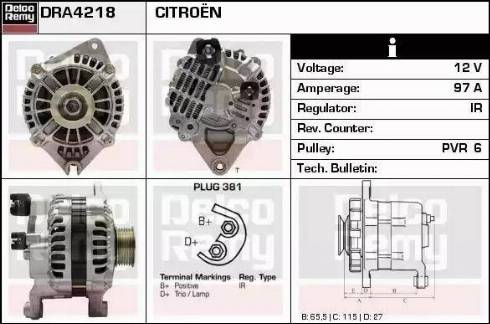 Remy DRA4218 - Alternatore autozon.pro