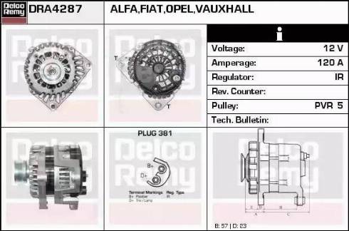 Remy DRA4287 - Alternatore autozon.pro