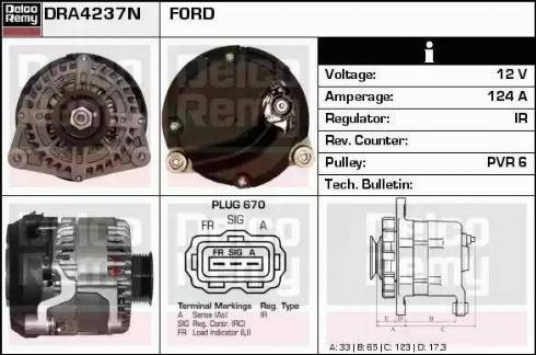 Remy DRA4237N - Alternatore autozon.pro