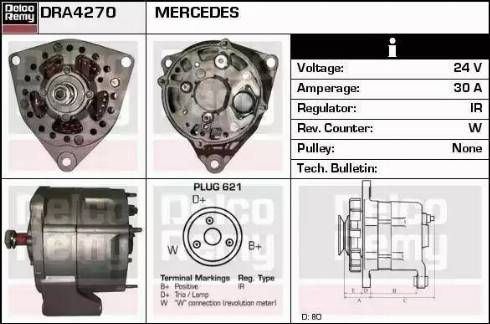 Remy DRA4270 - Alternatore autozon.pro