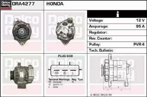 Remy DRA4277 - Alternatore autozon.pro