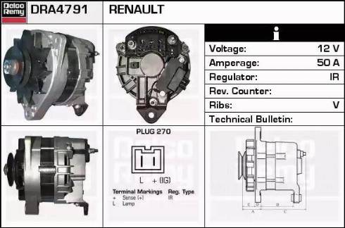 Remy DRA4791 - Alternatore autozon.pro