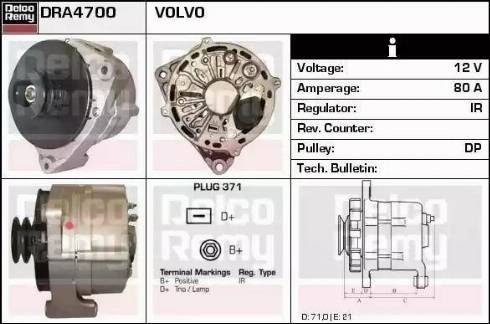 Remy DRA4700 - Alternatore autozon.pro