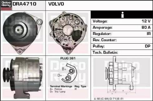 Remy DRA4710 - Alternatore autozon.pro