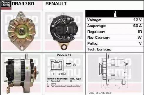 Remy DRA4780 - Alternatore autozon.pro