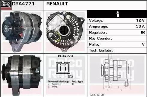 Remy DRA4771 - Alternatore autozon.pro