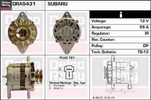 Remy DRA5431 - Alternatore autozon.pro