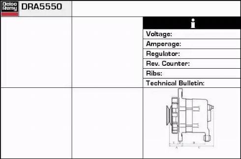 Remy DRA5550 - Alternatore autozon.pro