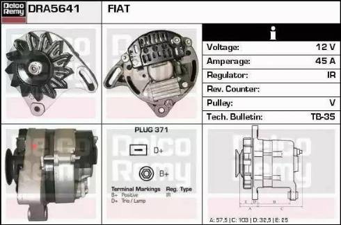 Remy DRA5641 - Alternatore autozon.pro