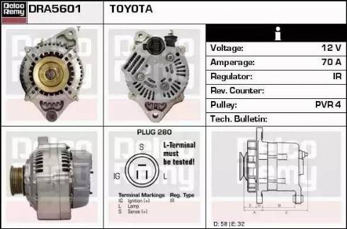 Remy DRA5601 - Alternatore autozon.pro