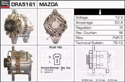 Remy DRA5161 - Alternatore autozon.pro