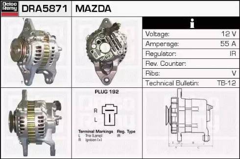 Remy DRA5871 - Alternatore autozon.pro