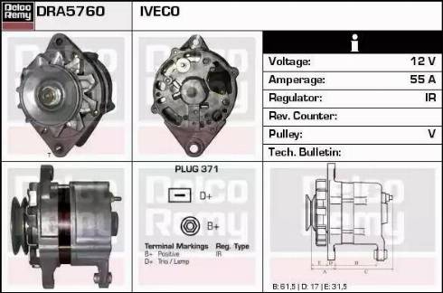 Remy DRA5760 - Alternatore autozon.pro