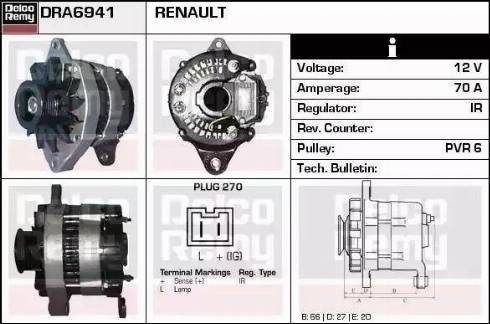 Remy DRA6941 - Alternatore autozon.pro