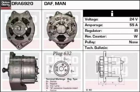 Remy DRA6920 - Alternatore autozon.pro