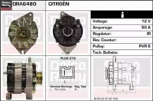 Remy DRA6480 - Alternatore autozon.pro