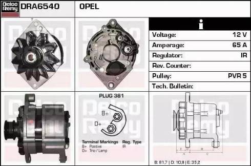 Remy DRA6540 - Alternatore autozon.pro