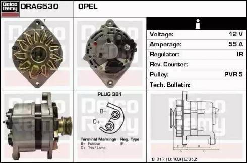 Remy DRA6530 - Alternatore autozon.pro