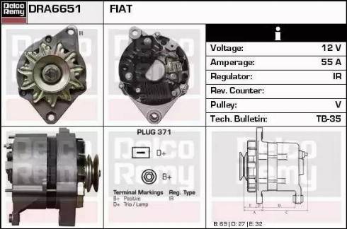 Remy DRA6651 - Alternatore autozon.pro