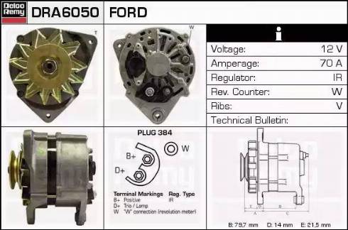 Remy DRA6050 - Alternatore autozon.pro