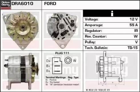 Remy DRA6010 - Alternatore autozon.pro