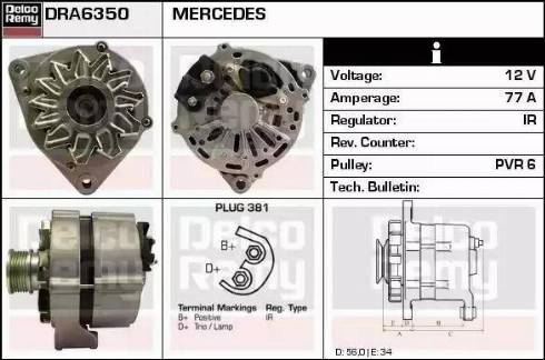 Remy DRA6350 - Alternatore autozon.pro