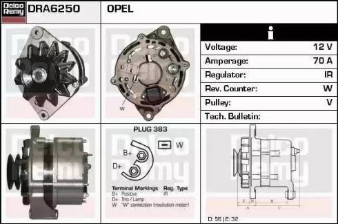 Remy DRA6250 - Alternatore autozon.pro