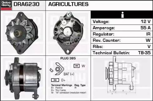 Remy DRA6230 - Alternatore autozon.pro