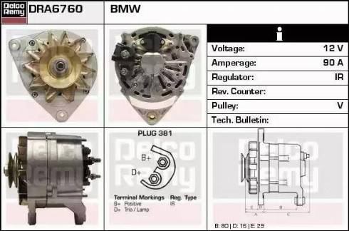 Remy DRA6760 - Alternatore autozon.pro