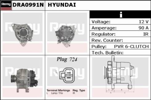 Remy DRA0991N - Alternatore autozon.pro