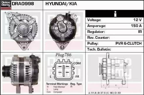 Remy DRA0998 - Alternatore autozon.pro