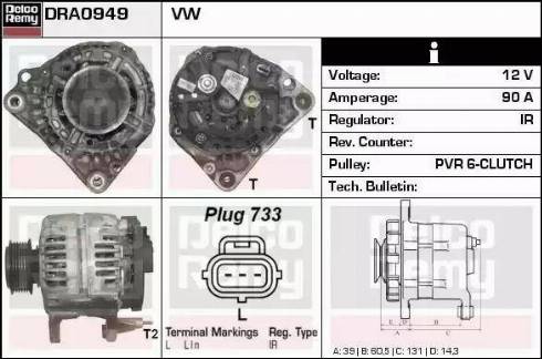 Remy DRA0949 - Alternatore autozon.pro