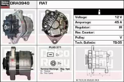 Remy DRA0940 - Alternatore autozon.pro