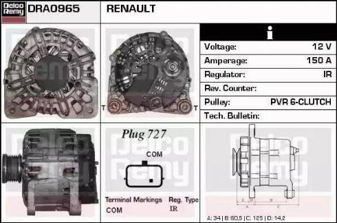 Remy DRA0965 - Alternatore autozon.pro