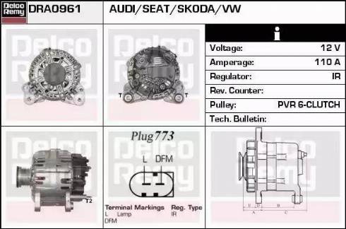 Remy DRA0961 - Alternatore autozon.pro