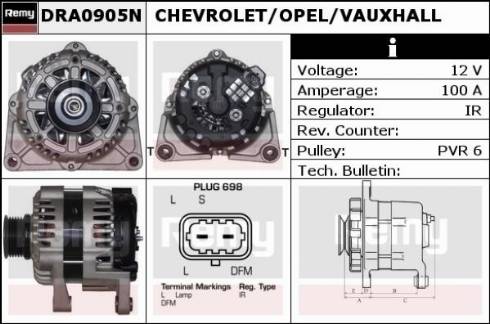 Remy DRA0905N - Alternatore autozon.pro