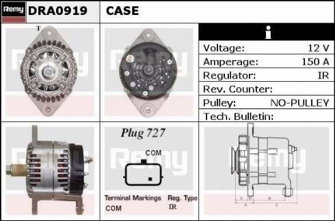 Remy DRA0919 - Alternatore autozon.pro